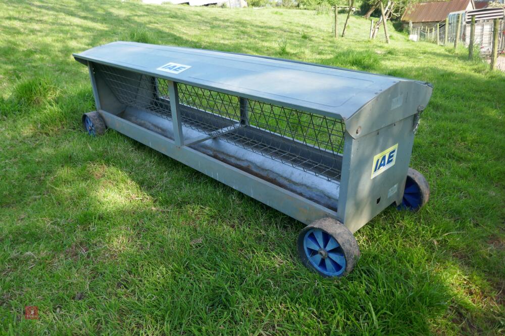 IAE GALVANISED MOBILE SHEEP HAY FEEDER