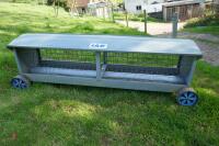 IAE GALVANISED MOBILE SHEEP HAY FEEDER - 2