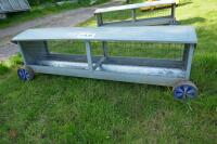 IAE GALVANISED MOBILE SHEEP HAY FEEDER - 3