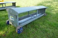 IAE GALVANISED MOBILE SHEEP HAY FEEDER - 4