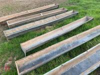 6 GROUND FEED TROUGHS