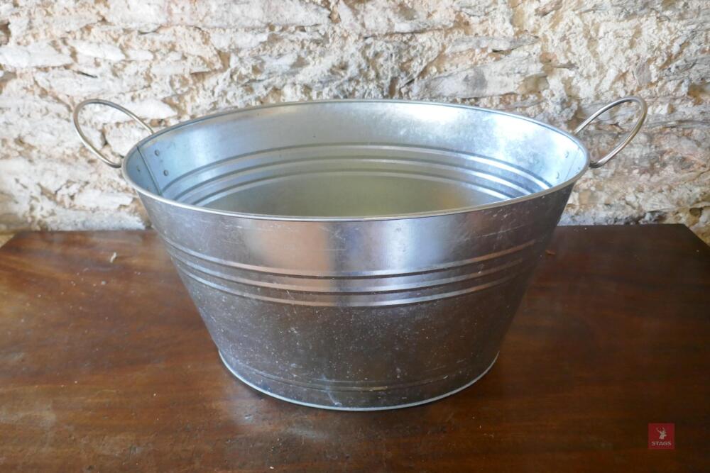 GALVANISED SERVING/DISPLAY BUCKET