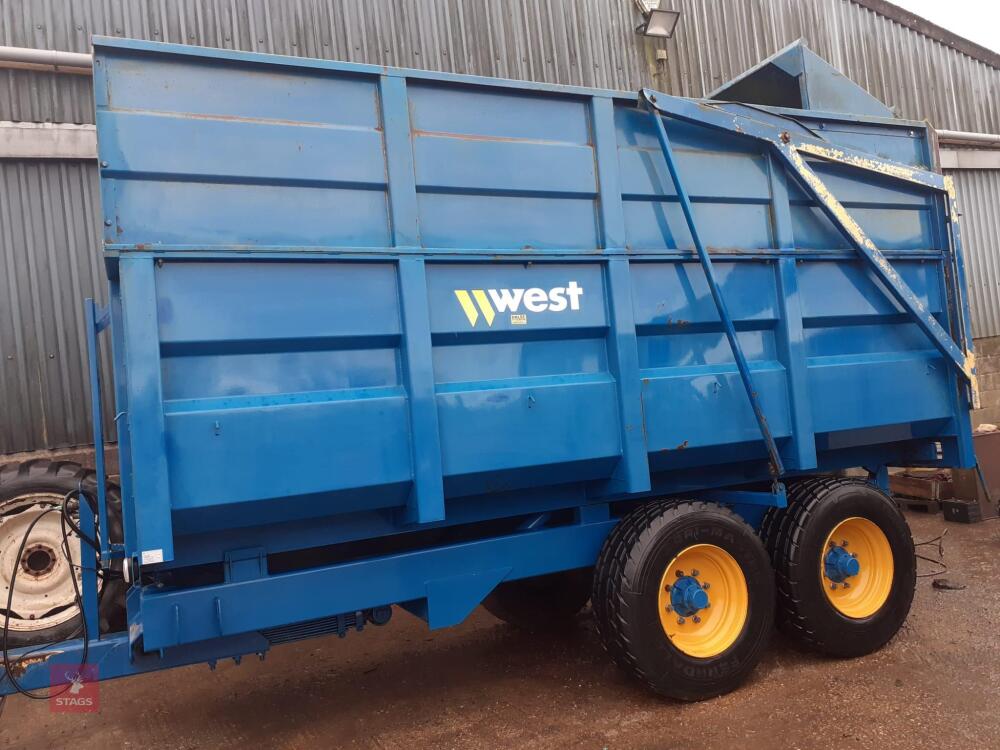 WEST 10T GRAIN/SILAGE TRAILER