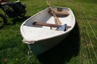 10' FIBREGLASS ROWING BOAT - 4