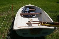 10' FIBREGLASS ROWING BOAT - 7