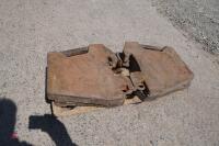 4 MASSEY FERGUSON FRONT TRACTOR WEIGHTS - 3