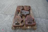 10 FORD FRONT TRACTOR WEIGHTS - 5