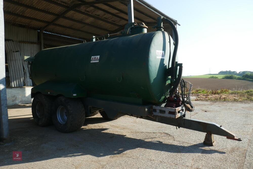 BWA FABRICATIONS 3800G SLURRY TANKER