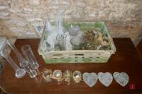 BOX OF TABLE ACCESSORIES - 4