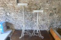 2 ADJUSTABLE FLOWER ARRANGEMENT STANDS - 2