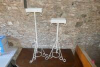 2 ADJUSTABLE FLOWER ARRANGEMENT STANDS - 3