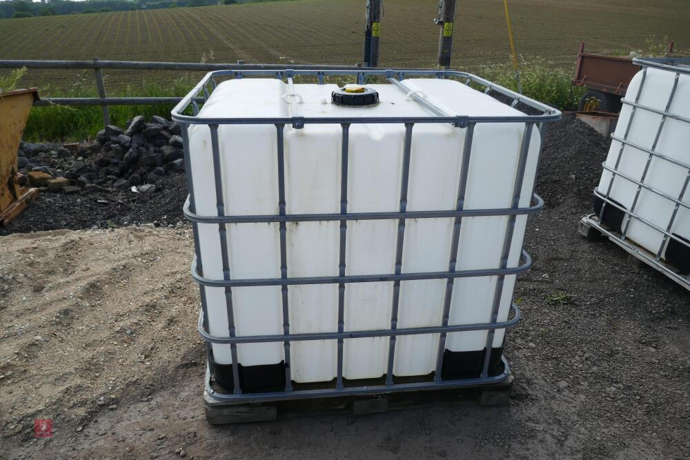 IBC 1000 LITRE TANK