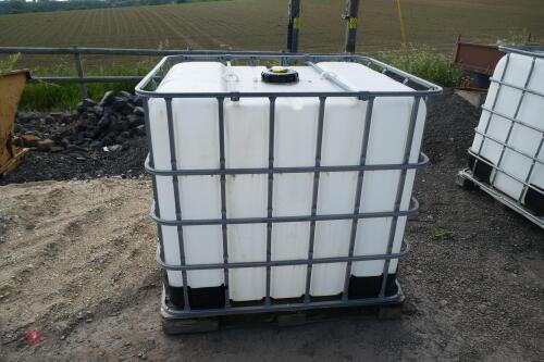 IBC 1000 LITRE TANK