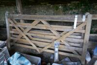 2 X 8' WOODEN GATES