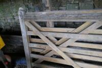 2 X 8' WOODEN GATES - 3