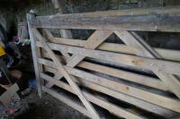 2 X 8' WOODEN GATES - 8