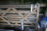 2 X 8' WOODEN GATES - 9