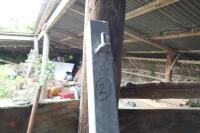 GALVANISED HANGING POST & SLEEVE - 4