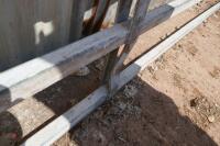 GALVANISED 14' 7'' BOX METAL YARD GATE