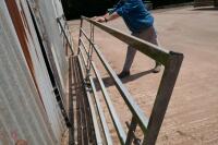 GALVANISED 14' BOX METAL YARD GATE - 4