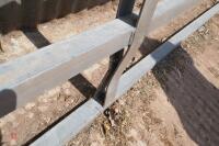 GALVANISED 14' BOX METAL YARD GATE - 7