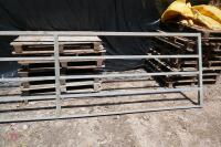 GALVANISED 14' BOX METAL YARD GATE - 5