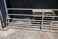 GALVANISED 14' BOX METAL YARD GATE - 6