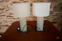 2 TABLE LAMPS - 4
