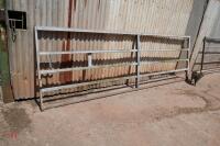 GALVANISED 12' BOX METAL YARD GATE - 3