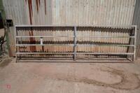 GALVANISED 12' BOX METAL YARD GATE - 4