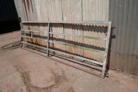 GALVANISED 12' BOX METAL YARD GATE - 5