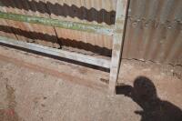 GALVANISED 12' BOX METAL YARD GATE - 6