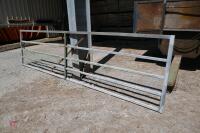 GALVANISED 14' 7'' BOX METAL YARD GATE