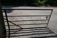 GALVANISED 14' 7'' BOX METAL YARD GATE - 3