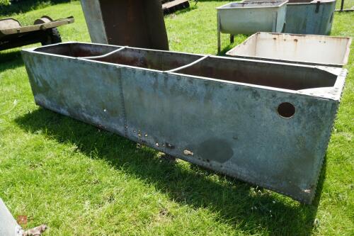 GALVANISED RIVETED WATER TROUGH