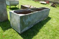 GALVANISED RIVETED WATER TROUGH - 12