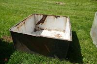 OLD METAL TROUGH - 8