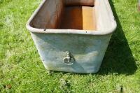 GALVANISED RIVERTED OLD WATER TROUGH - 5