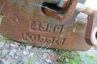 9 KUBOTA 45KG FRONT TRACTOR WEIGHTS - 6