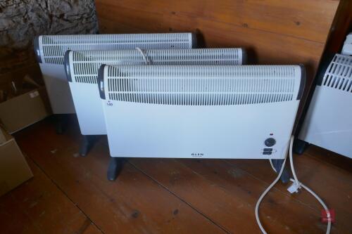 3 GLEN ELECTRIC HEATERS