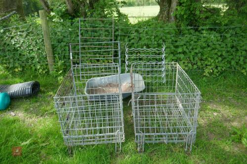 2 X METAL STILLAGES