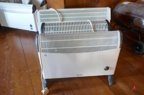 3 ELECTRIC HEATERS