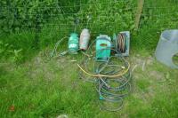 2 SPRAYERS/2 HOSE PIPES AND REELS - 4