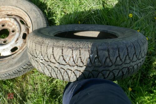 2 TRAILER TYRES