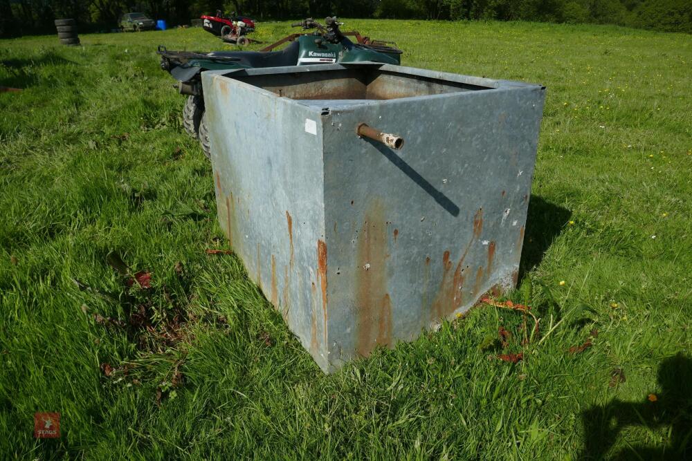 GALVANISED STORAGE BIN/ PLANTER