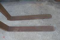 2 FORKLIFT PALLET FORKS - 3