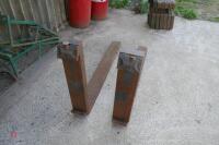 2 FORKLIFT PALLET FORKS - 7