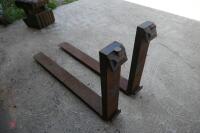 2 FORKLIFT PALLET FORKS - 8