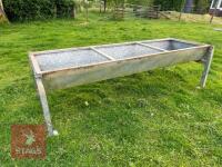 8FT GALVANISED BEEF TROUGH - 2