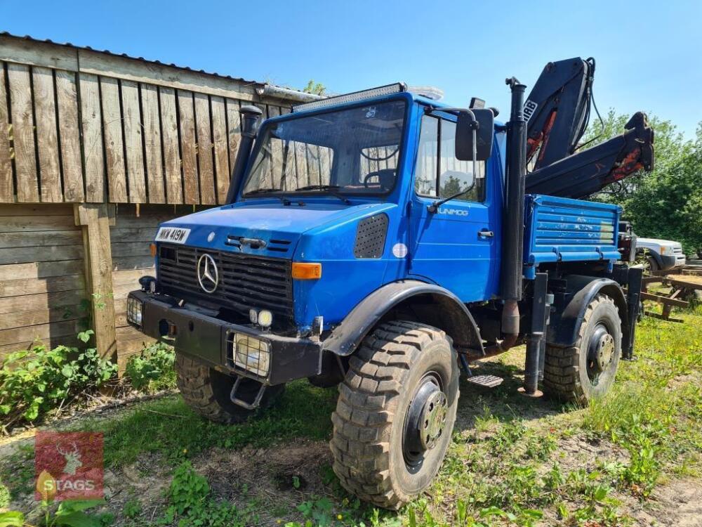 UNIMOG U1500 WITH HIAB 965 CRANE